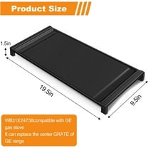 WB31X24738 Stove Griddle Replacement for  Models,  Aluminum Frying Pan