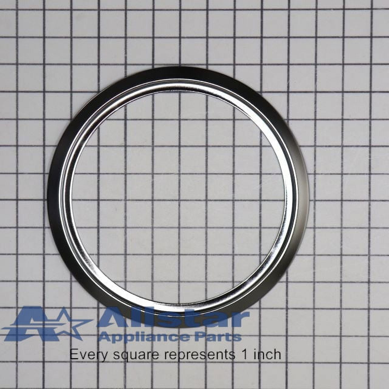 WB31X5013 GE 6 Inch Chrome Trim Ring Genuine OEM WB31X5013 - Walmart.com
