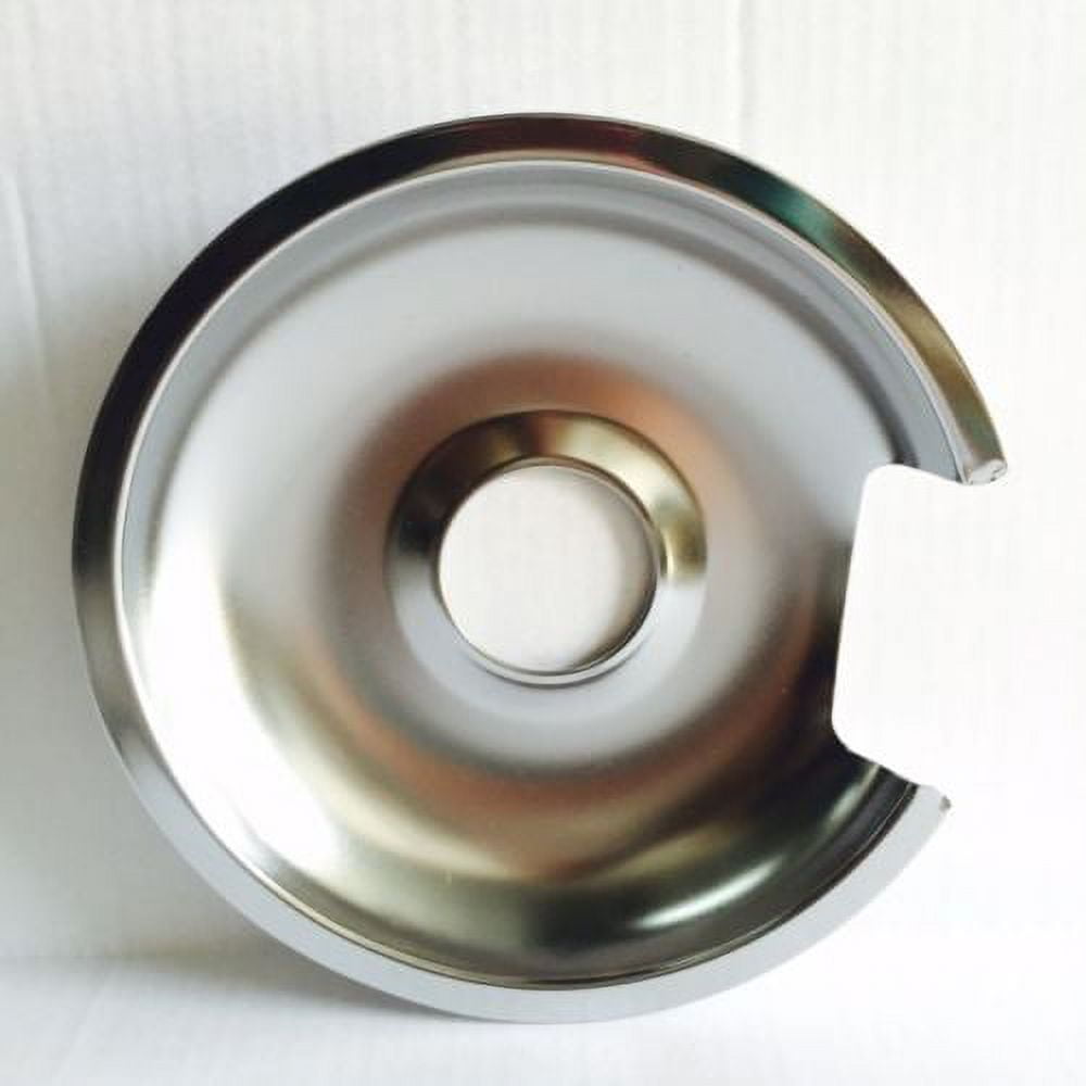 WB32X10013 Genuine OEM GE Hotpoint Range Large 8" Chrome Burner Drip