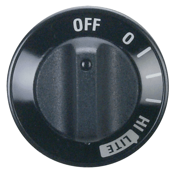WB36K10126, Top Burner Knob replaces GE, Hotpoint