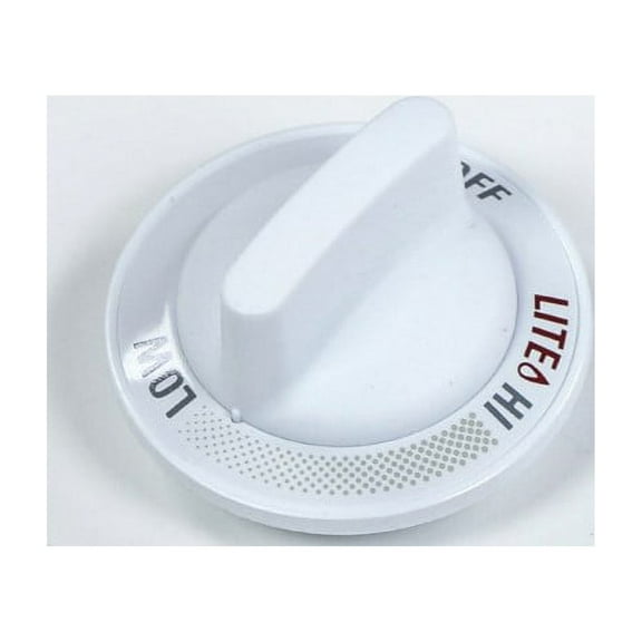 WB3K5296 GE White Knob OEM WB3K5296