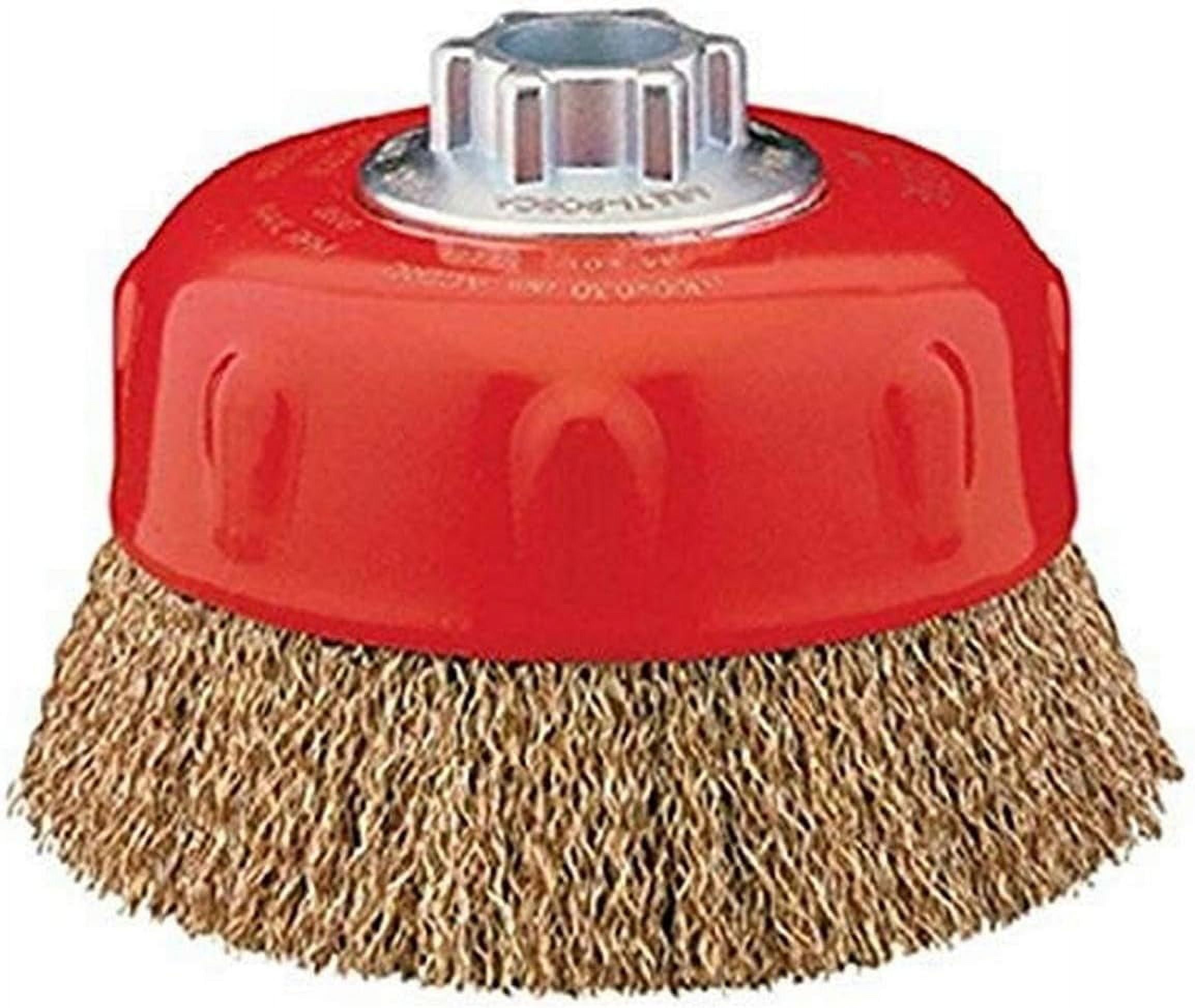 WB67172 4" Crimped Cup Brass Wire Wheel