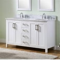 thumbnail image 1 of WB8160-G-PH TOP 60 in. Double Sink Vanity with Quartz White Marble Top 60in., 1 of 1
