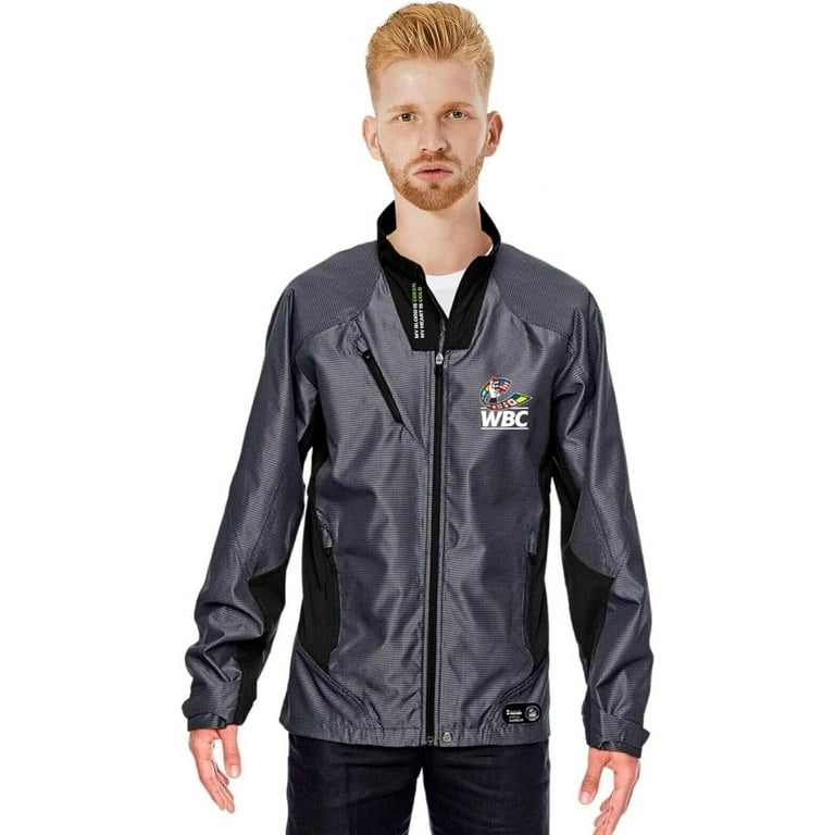WBC MEN S Black Lightweight Polyester Jacket Walmart
