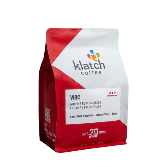 WBC World's Best Espresso - Roasted by Klatch Coffee - Freshly Ground Coffee - 310g Bag