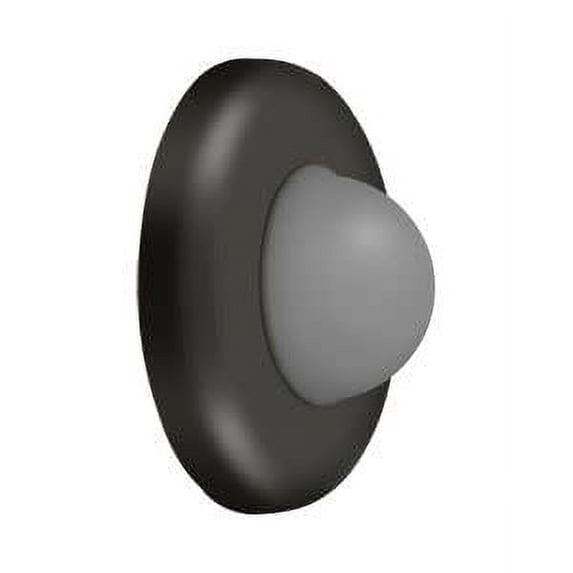WBC250U10B Wall Mount Convex Flush Bumper, 2-1/2" Diameter, Oil Rubbed Bronze Finish