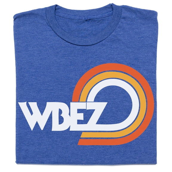 WBEZ Logo Blue Graphic Tee TShirt Gift