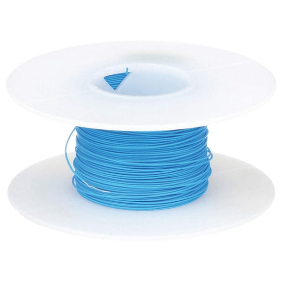 WBH-1415 - WW WIRE 30AWG SOLID 100FT BLUE
