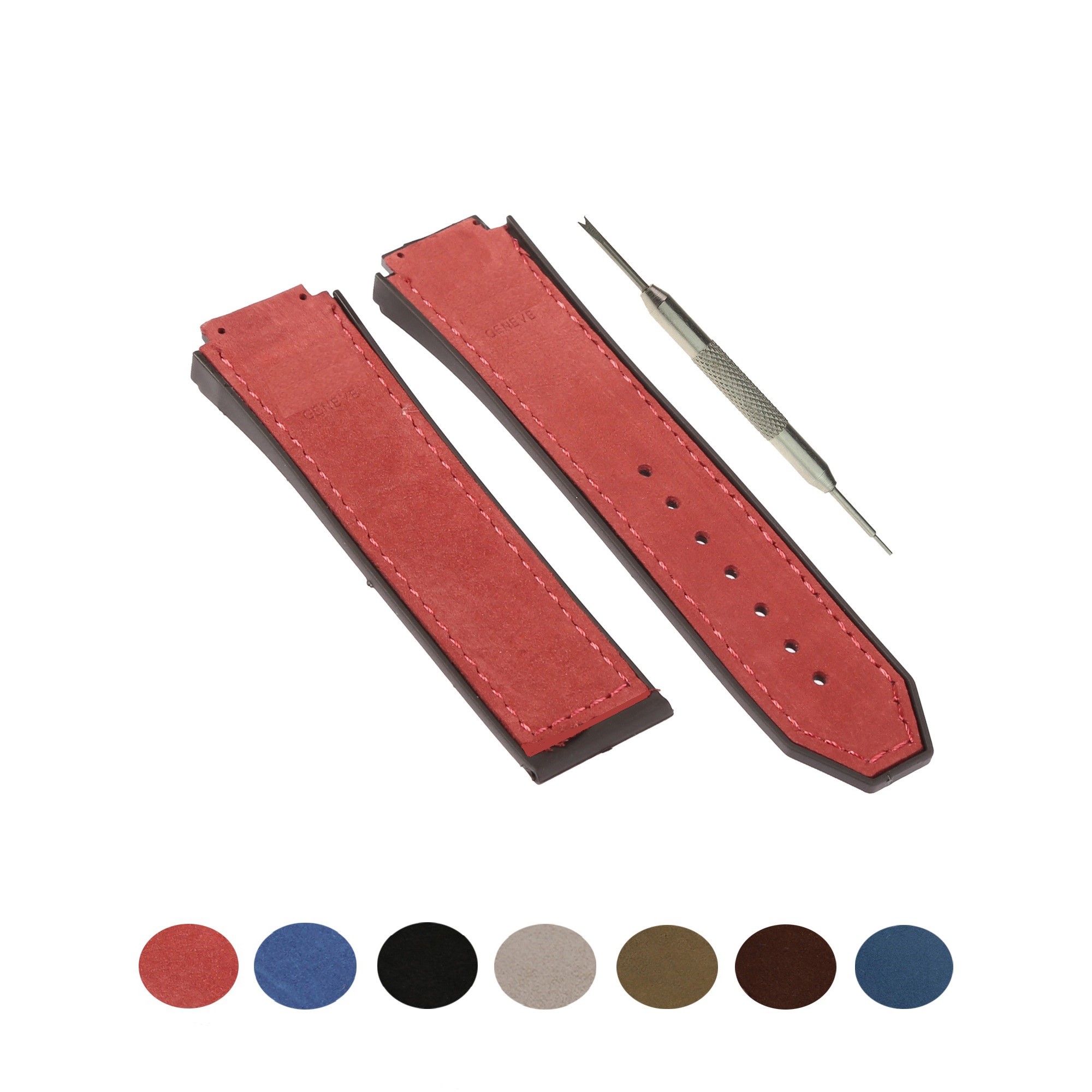 WBH Band Fits for 44mm Hublot Big Bang Matte Calf, 22MM Buckle Watch