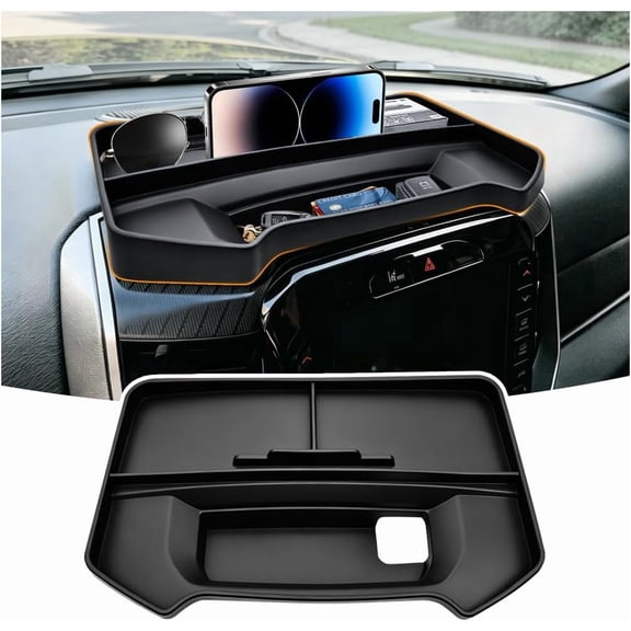 WBLATP Car Center Console Dashboard Storage Tray for 2019-2026 Dodge RAM 1500 Accessories