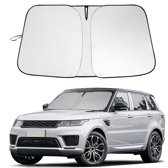 WBLATP Custom For 2014-2022 Range Rover Car Front Windshield Window Visor Sun Shade Cover UV Block, 1 Pack