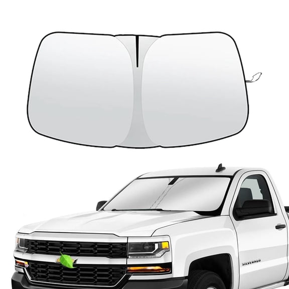 WBLATP Custom for 2014-2019 Chevy Silverado 1500 Car Sun Shade Windshield Visor Foldable UV Block , 1 Pack