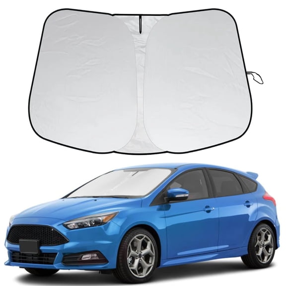 WBLATP Custom for Ford Focus 2012-2018 Car Windshield Sun Shade Cover Visor Protector UV Block, 1 Pack