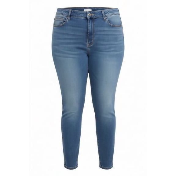 WBLTRVE High Rise Skinny Stretch Jeans For Oversized Women