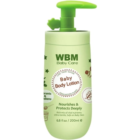 WBM Baby Lotion with Natural Honey and Wheat Germ Oil 6.8 oz