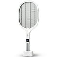 thumbnail image 1 of WBM Electric Bug Zapper, Portable Insect Killer, LED Light Fly Swatter for Home & Outdoor Use, White, 1 of 6