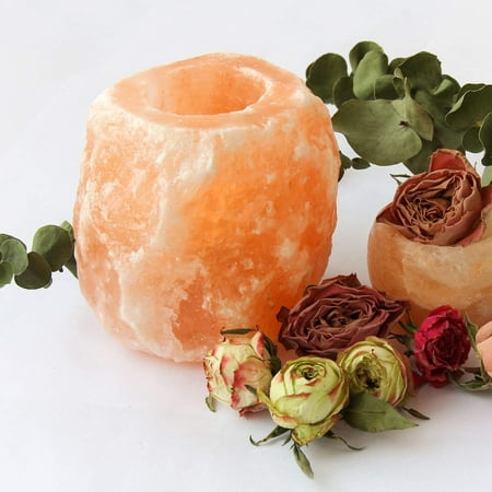 WBM Himalayan Glow Natural Himalayan Pink Salt Candle Holder