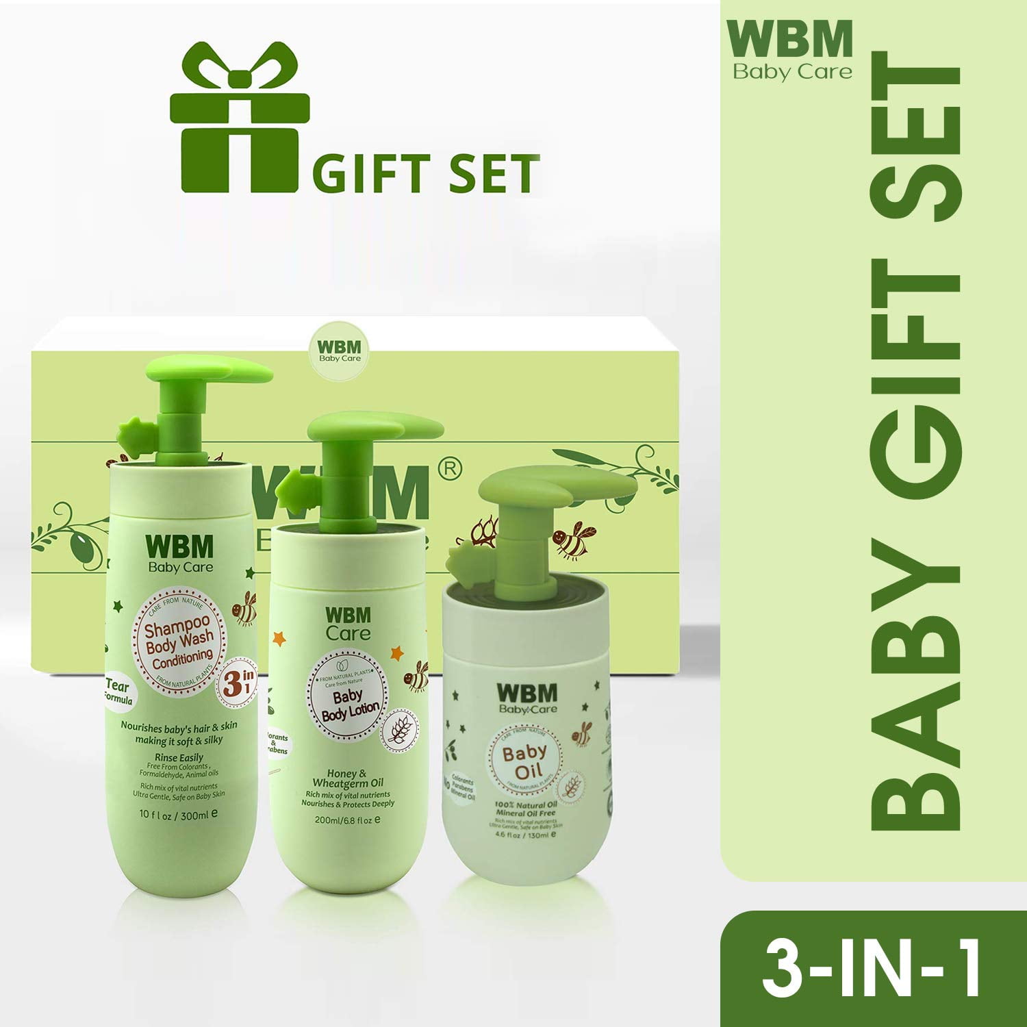 Wbm Baby Baby Body Care Kit Wbm Baby Baby Body Care Products Baby