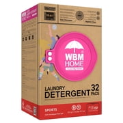 WBM Laundry Detergent Pods, Autumn Scent   32 Pods in Recycleable Packaging for 10x Ultra Power Cleaning, Odor Defense for Activewear & Sports Shirts