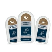 WBM Shoe Care Cleaning Scrubber for Sneakers, Pack of 3   100ml Each | Instant Shine, Water-Repellent Formula | Safe for Leather, Canvas, Suede & Athletic Shoes