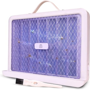 WBM Smart Electric Bug Zapper, High-Voltage LED UV Light Trap for Mosquitoes, Portable & Wall-Mountable with Safety Mesh Protection, Indoor and Outdoor Use