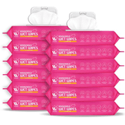 WBM Surface Cleaning Wipes, Clean with Lemon Scented Wipes, All Purpose, 80/Count Pack 12