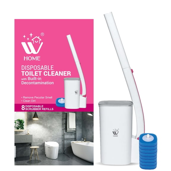 WBM Toilet Bowl Cleaner with Storage Caddy and 48 Toilet Refills
