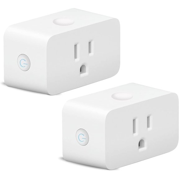WBM Voice Control Wifi Socket, Smart Outlet Plug, Compatible With Alexa And Google Assistant - 2 PCS
