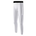 thumbnail image 1 of WBQ Boys' Youth Compression Leggings Pants with Pockets, 6-14 Years Boys Quick Dry Basketball Sports Tights Athletic Base Layer for Running Hockey Football, 1 of 8