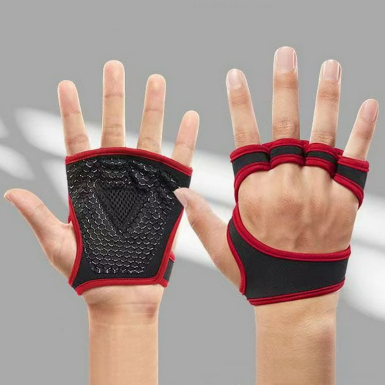 WBQ Pair Sports Weight Lifting Gloves with Wrist Support, Work