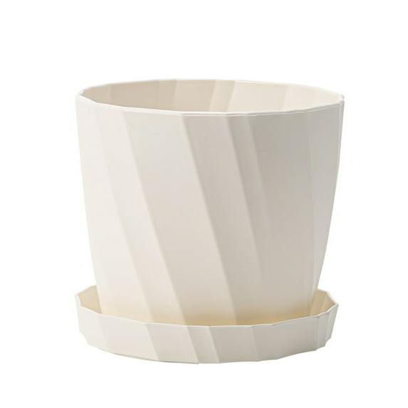 WBQ 6 Inch Plastic Planters 6 Inch Flower Pot Decorative Planting Pots Pots for Indoor Plants Nursery Pots For Indoor Outdoor House Plants and Flowers Colorful