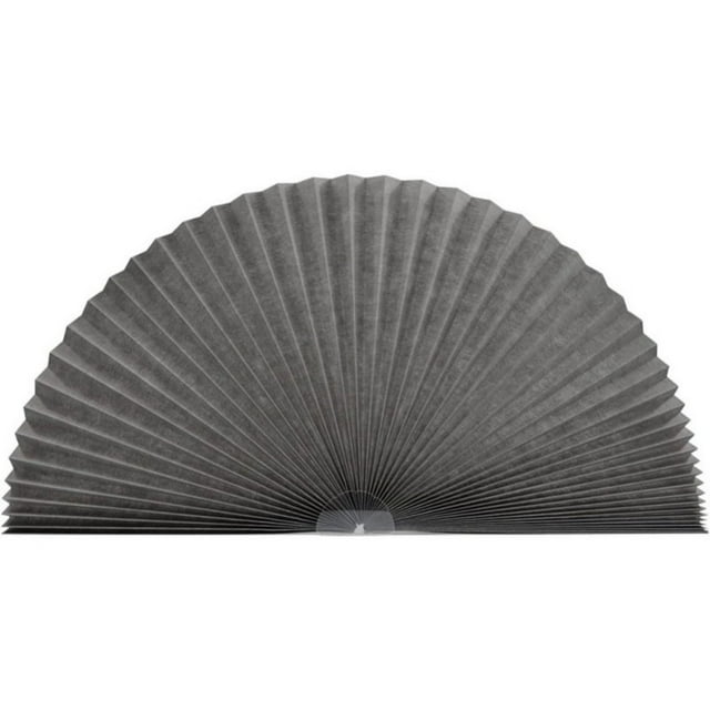WBQ Arch Pleated Blinds Half Circle Window Shades Light Filtering Pleated Fabric Shade Semi-Blackout Blinds, Easy to Cut and Install