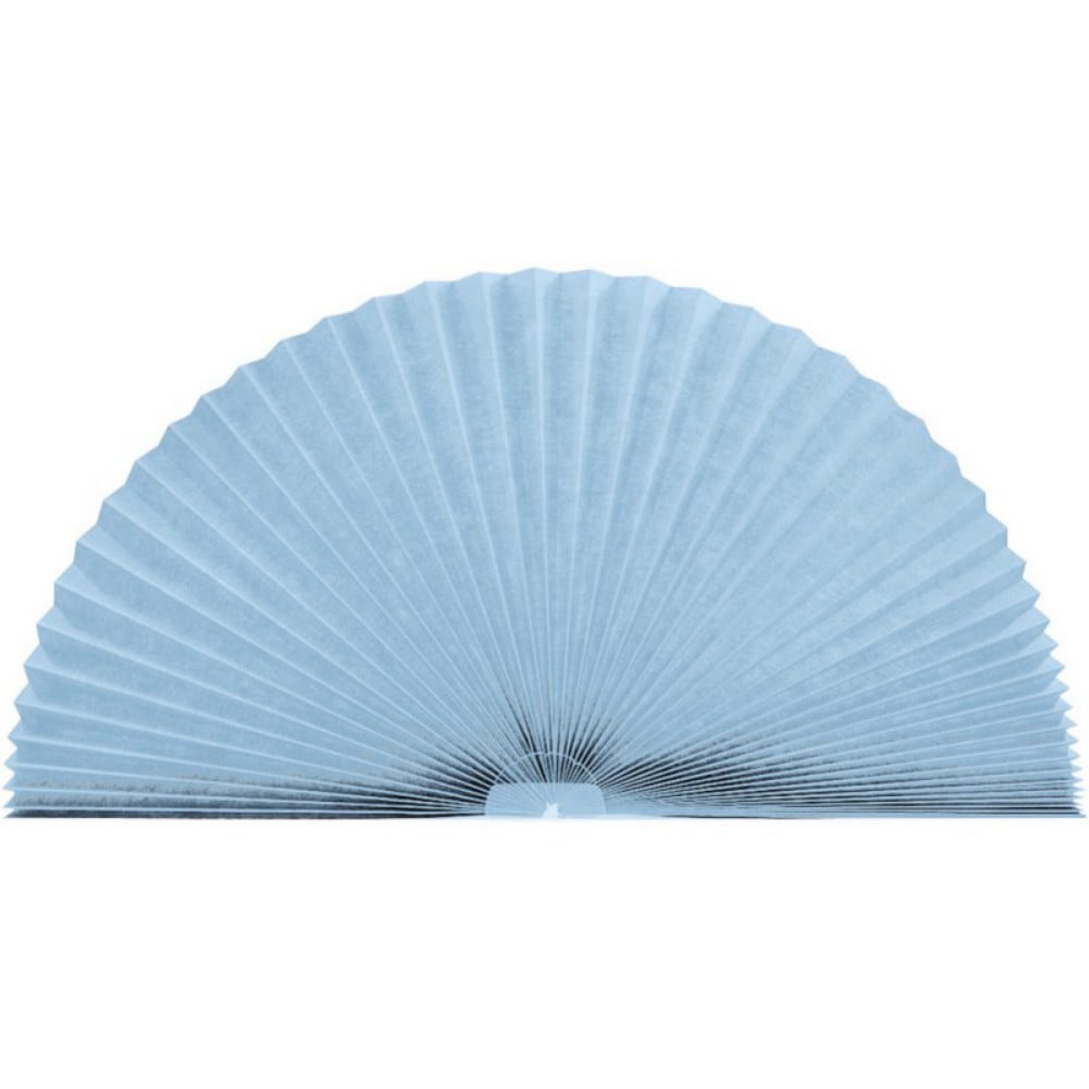 WBQ Arch Pleated Blinds Half Circle Window Shades Light Filtering Pleated Fabric Shade Semi-Blackout Blinds, Easy to Cut and Install