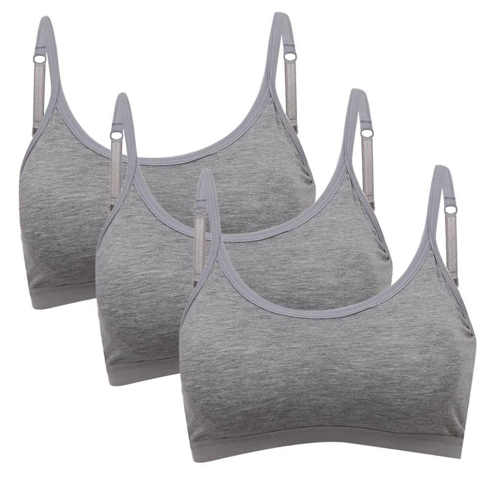 WBQ Cami Bralettes for Women Girls Padded Sports Bra Wireless Cami Bra Tank  Top Bra Comfort Yoga Cami Bras Seamless Sleeping Bra Everyday Bras, S-XL 