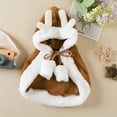 thumbnail image 1 of ﻿WBQ Cat Dog Christmas Outfit Pet Costume Cape, Santa Clothes Cloak with Xmas Hat, Soft and Cute Elk  Style Apparel for Puppy, 1 of 6