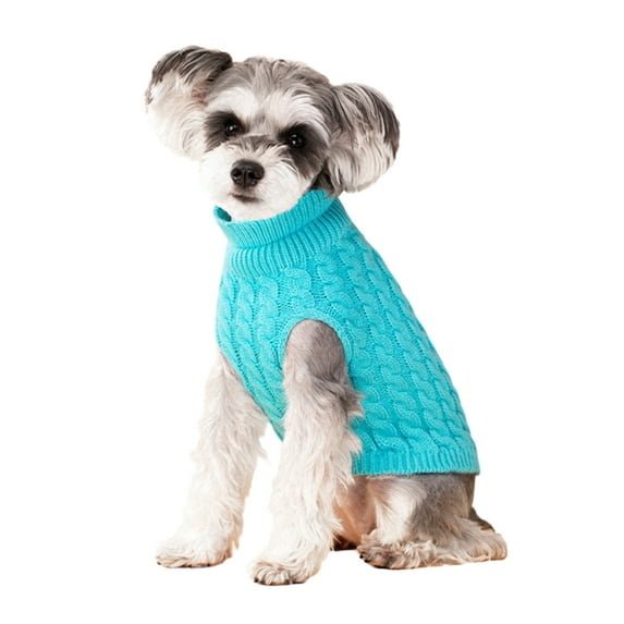 WBQ Dog Pullover Sweaters for Small Dogs,Candy Colored Pet Turtleneck Winter Warm Sweater Dog Clothes for Chihuahua Yorkie Small Dogs