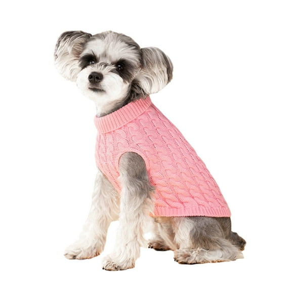 WBQ Dog Pullover Sweaters for Small Dogs,Candy Colored Pet Turtleneck Winter Warm Sweater Dog Clothes for Chihuahua Yorkie Small Dogs