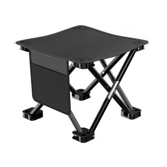 WBQ Folding Camping Stool, 11in/13 Inch Lightweight Portable Folding Stool with Carry Bag for Outdoor Walking Hiking Fishing
