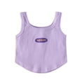 thumbnail image 1 of WBQ Girl's Knit Crew Neck Cropped Tank Top Sleeveless Summer Tops, 1 of 6