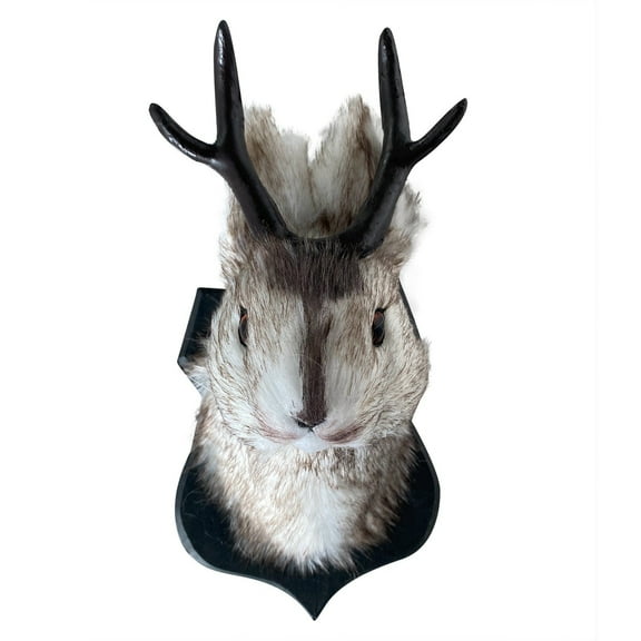 WBQ Jackalope Decor Deer Head Animal Wall Mount for Home Wall Decoration 25*13*15cm
