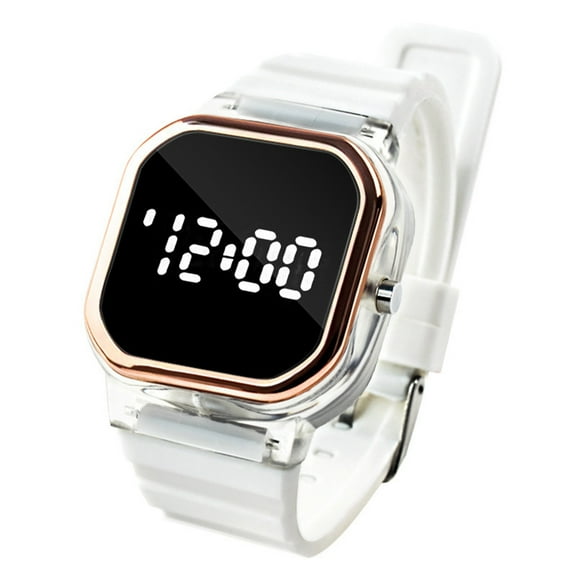 WBQ Large Face LED Digital Watch Date Time 3Bar Waterproof Wristwatch Men Women Sports Watches