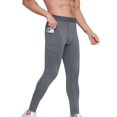 thumbnail image 1 of WBQ Men's Active Compression Pants - Workout Base Layer Tights Running Leggings, 1 of 6