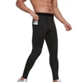 thumbnail image 1 of WBQ Men's Active Compression Pants - Workout Base Layer Tights Running Leggings, 1 of 7