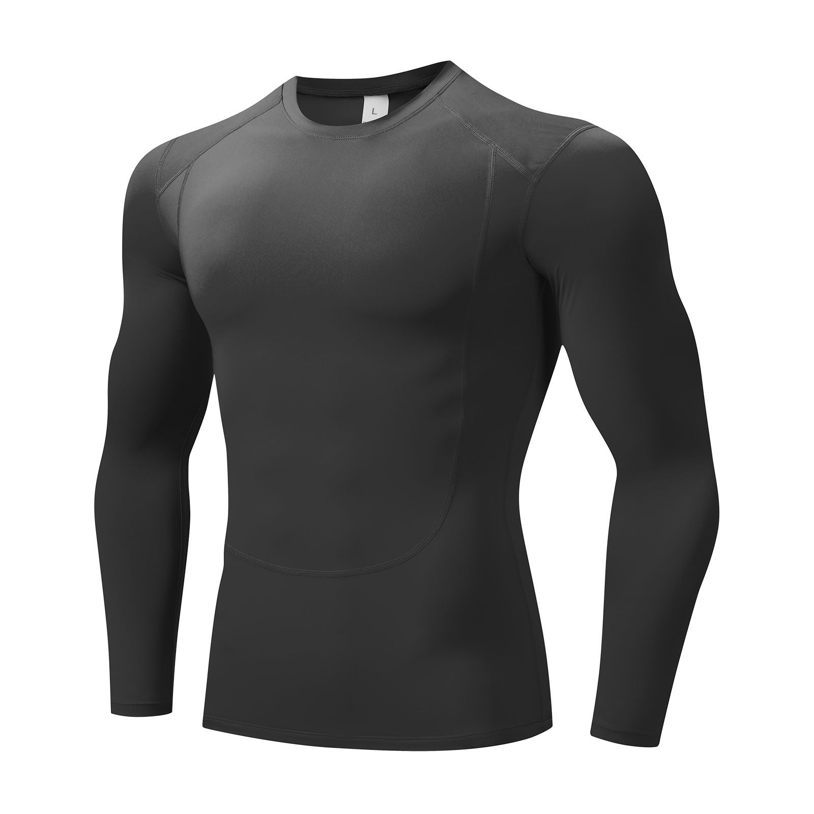 Mens Compression Shirt Tight-Fitting Sports Running Training