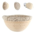 thumbnail image 1 of WBQ Rattan Proofing Basket, Natural Rattan Dough Rising Basket, 1 of 10