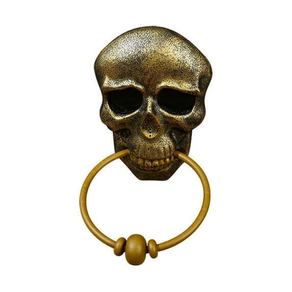 WBQ Scary Halloween Doorbell Skull Trick Toys, Haunted House Party Supplies Light up Door Hanging