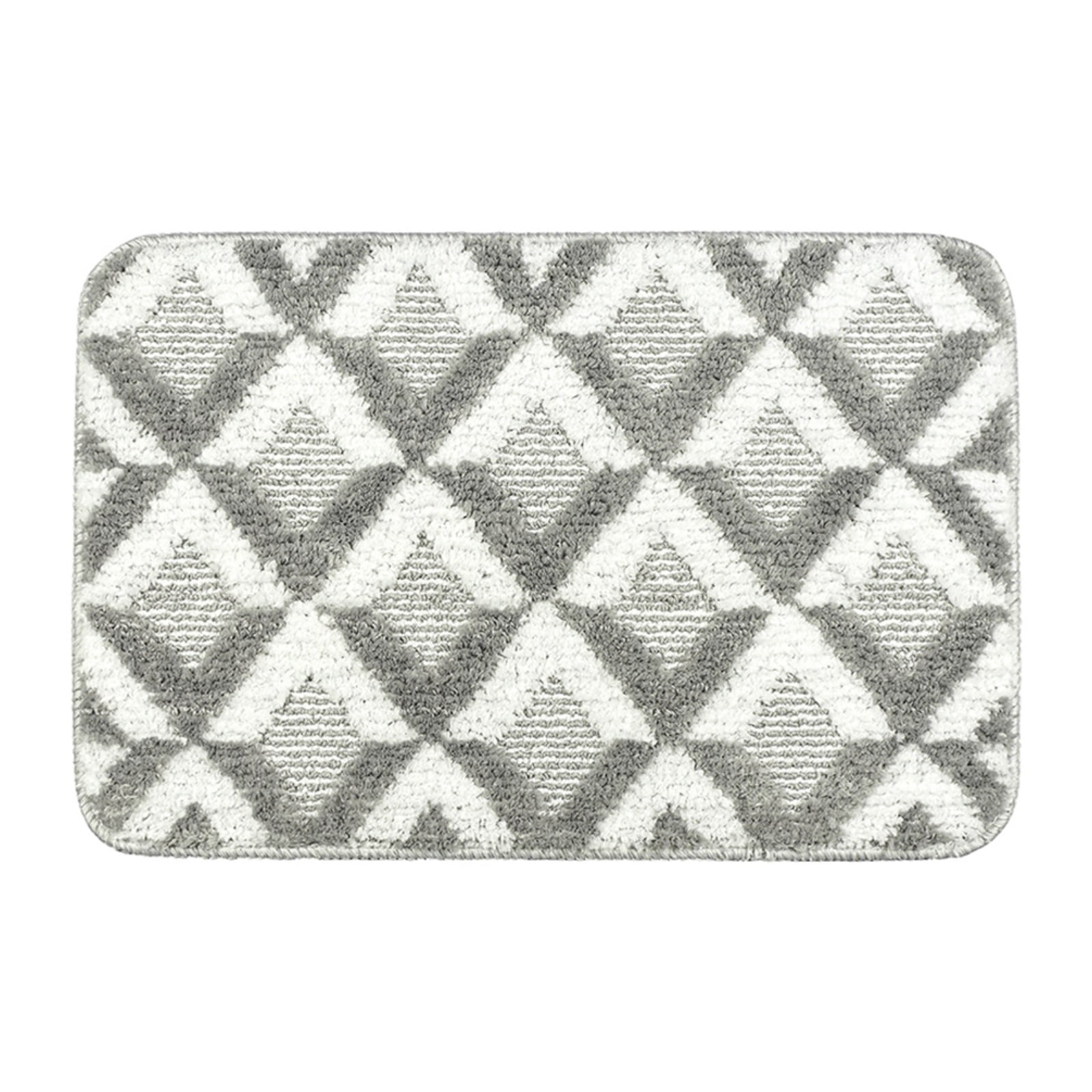 WBQ Shower Mat Non Slip Bathtub Mat Without Suction Cups, with Drainage