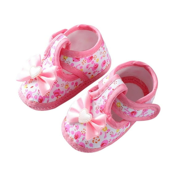 WBQ Unsex Baby Boys Girls Canvas First Walkers Shoes,Newborn Infant Cartoon Pattern Non Slip Soft Sole Crib Casual Sneaker,Baby Toddler Flat Lazy Loafers Shoe