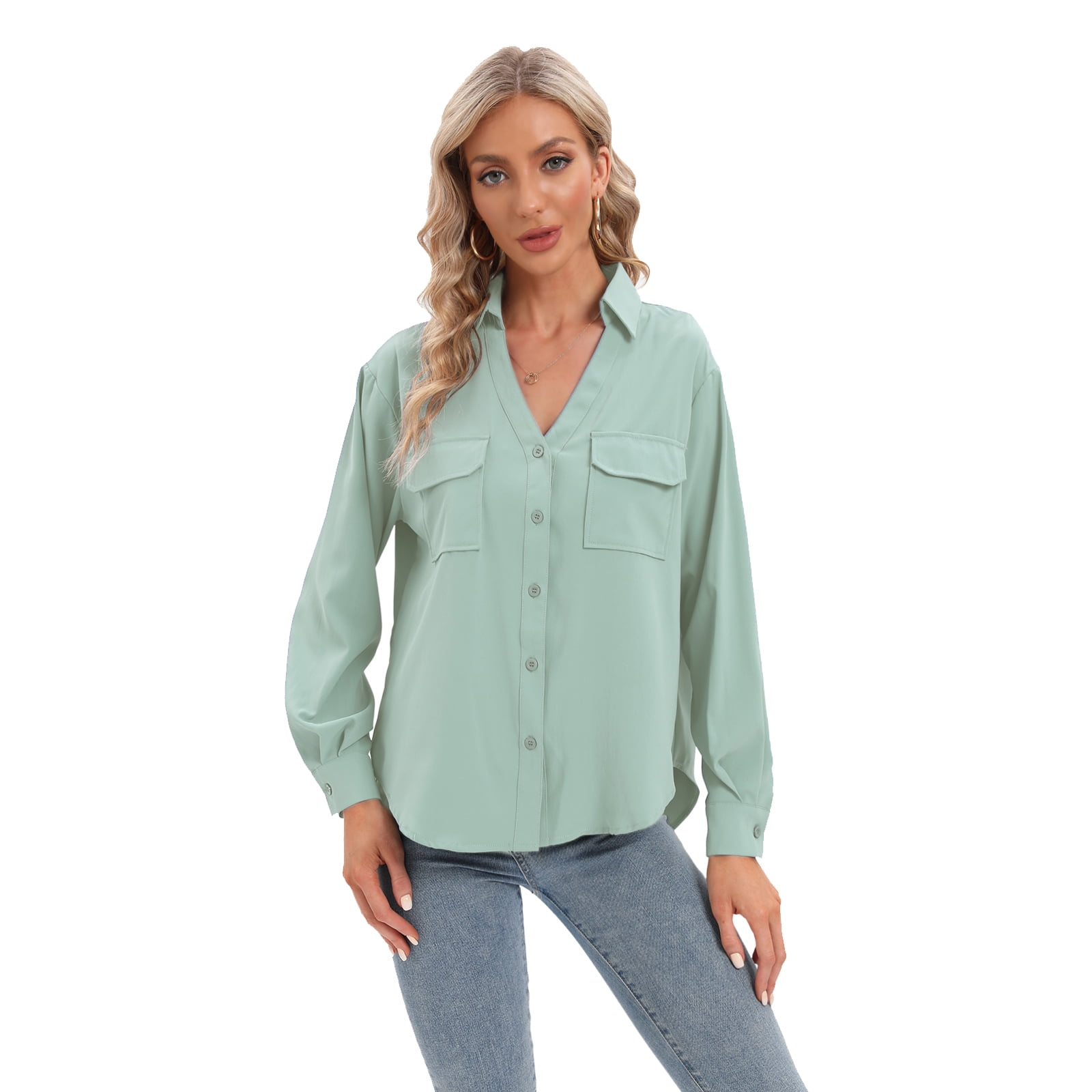 Chiffon button down best sale shirt