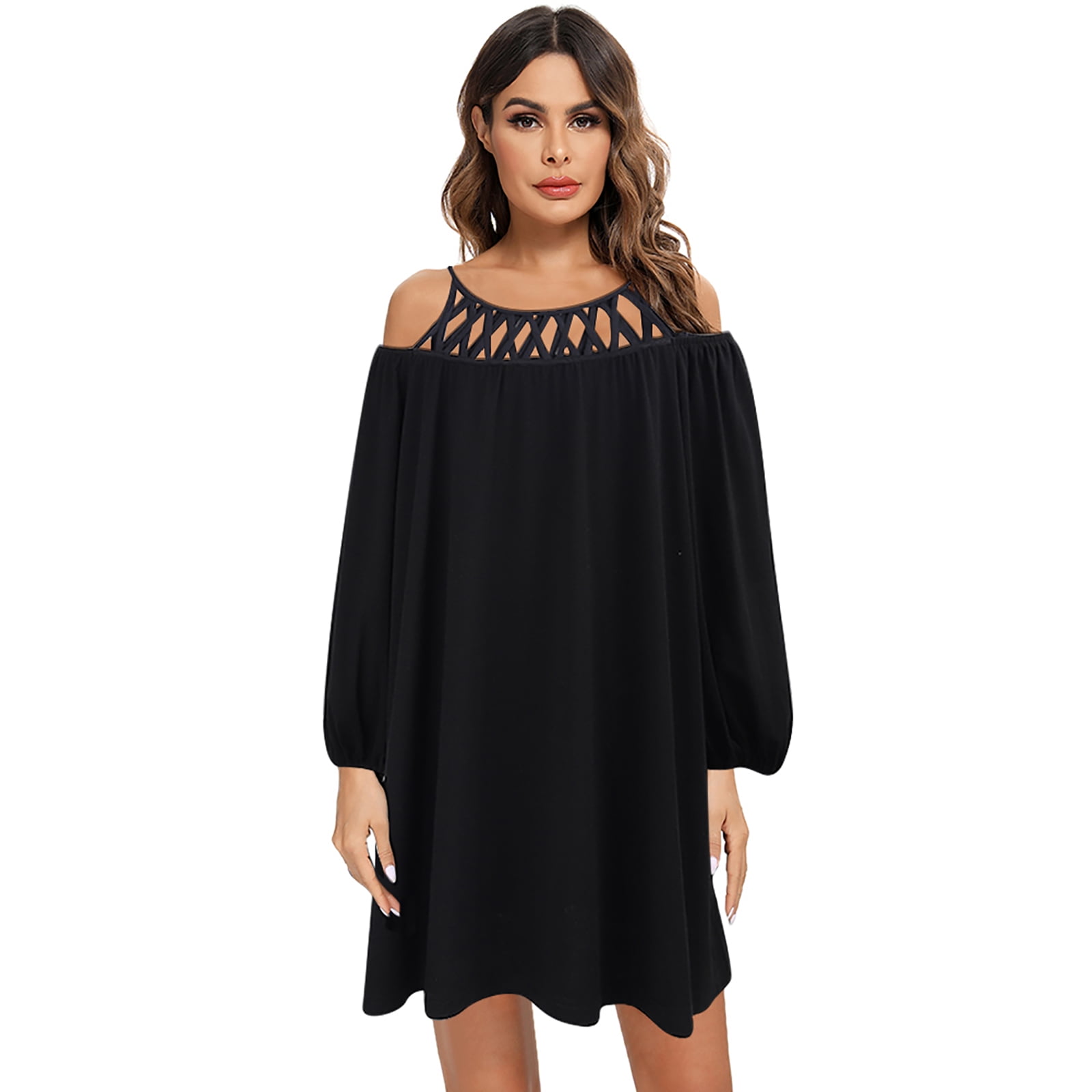 Cupshe Women's Ariya V-Neck Lace Up Slip Dress with